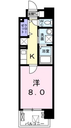 滝井駅 徒歩2分 4階の物件間取画像